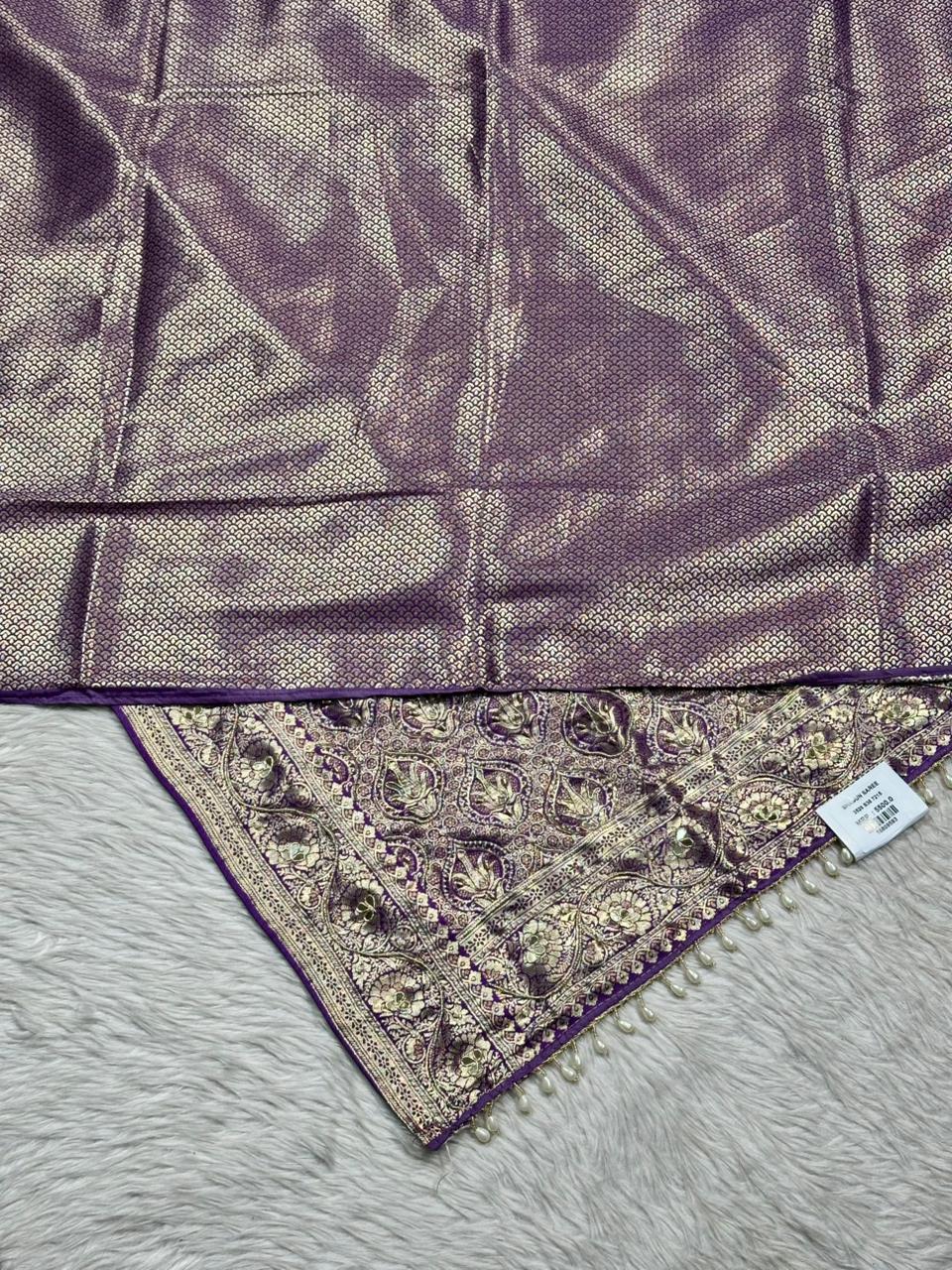 Premium Banarasi Silk Saree with Rich Zari Weaving | Wedding & Festive Wear | Shagun Sarees
