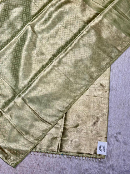 Premium Jacquard Silk Saree with Zari Weaving & Pearl Border | Shagun Sarees