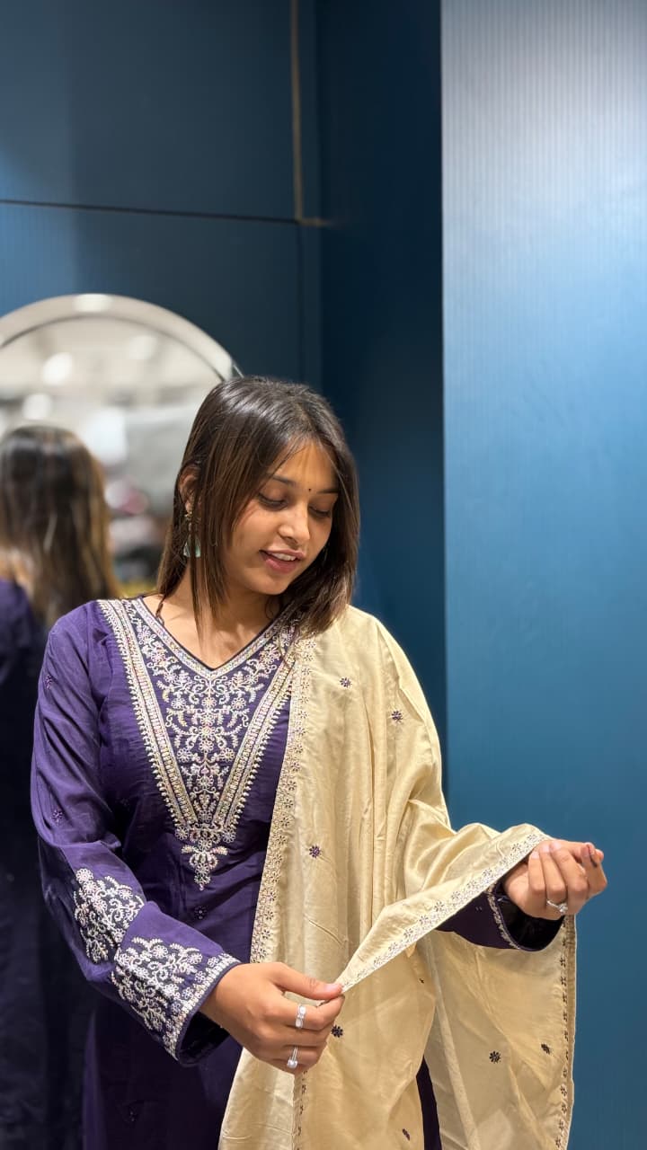 SHAGUN FASHION Elegant Embroidered Kurta Set with Dupatta – Stylish Daily &amp; Festive Wear