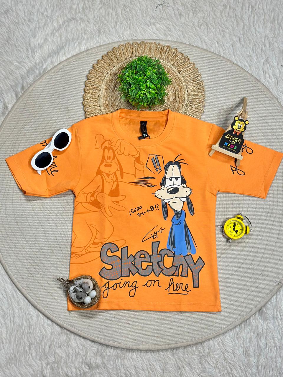 Trendy Cartoon Printed Kids T-Shirt Collection by SHAGUN FASHION