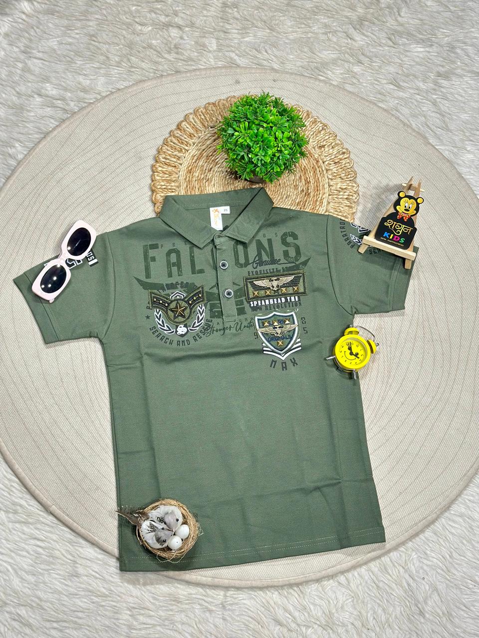 Trendy Kids Polo T-Shirt by SHAGUN FASHION