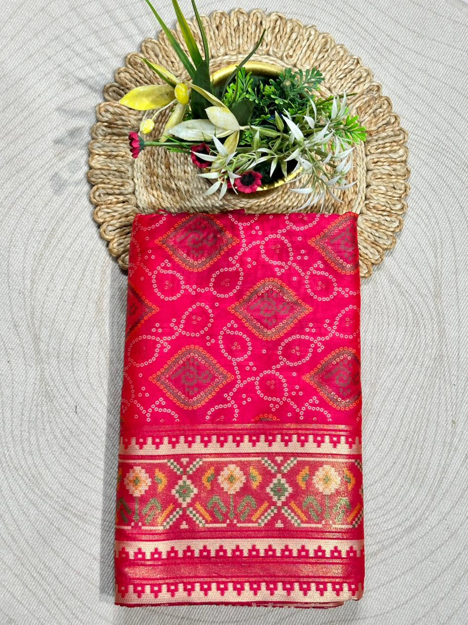 Bandhani Silk Saree Collection for Women by SHAGUN FASHION