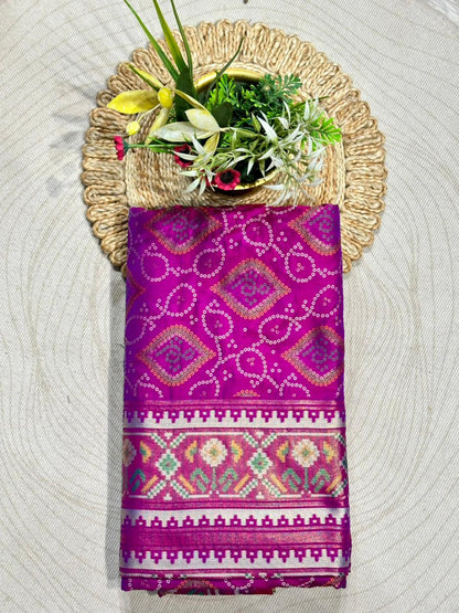 Bandhani Silk Saree Collection for Women by SHAGUN FASHION