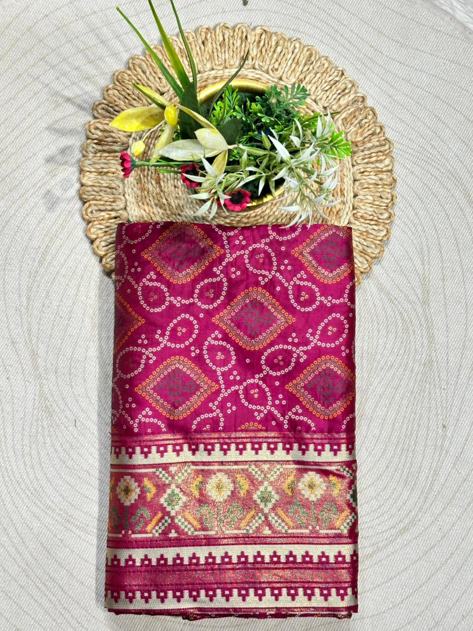 Bandhani Silk Saree Collection for Women by SHAGUN FASHION
