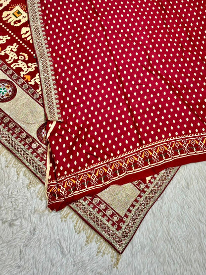 Traditional Printed Festival Saree for Women by SHAGUN FASHION