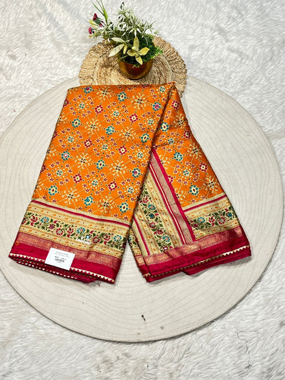 Patola Style Printed Saree Collection by SHAGUN FASHION