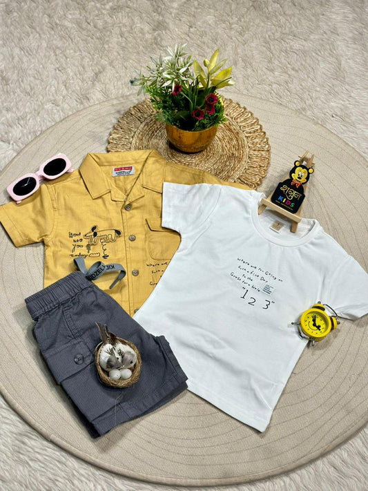 Cute Boys Casual Summer Co-Ord Set By SHAGUN FASHION
