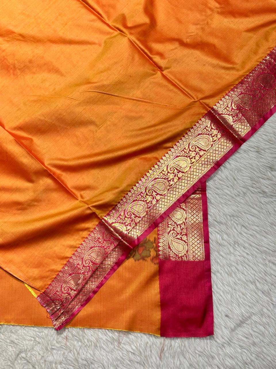 Royal Banarasi Style Printed Silk Saree Collection