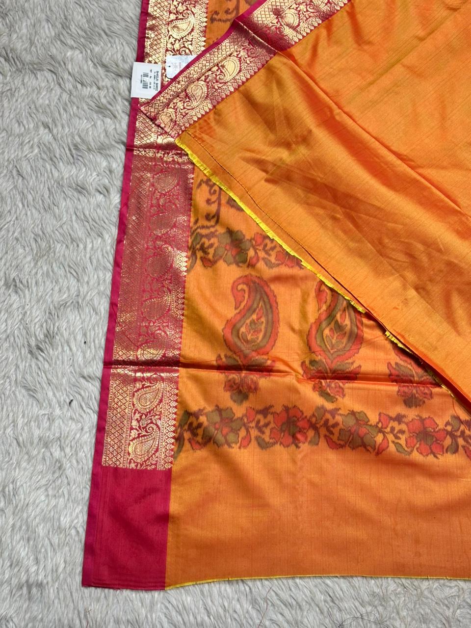 Royal Banarasi Style Printed Silk Saree Collection