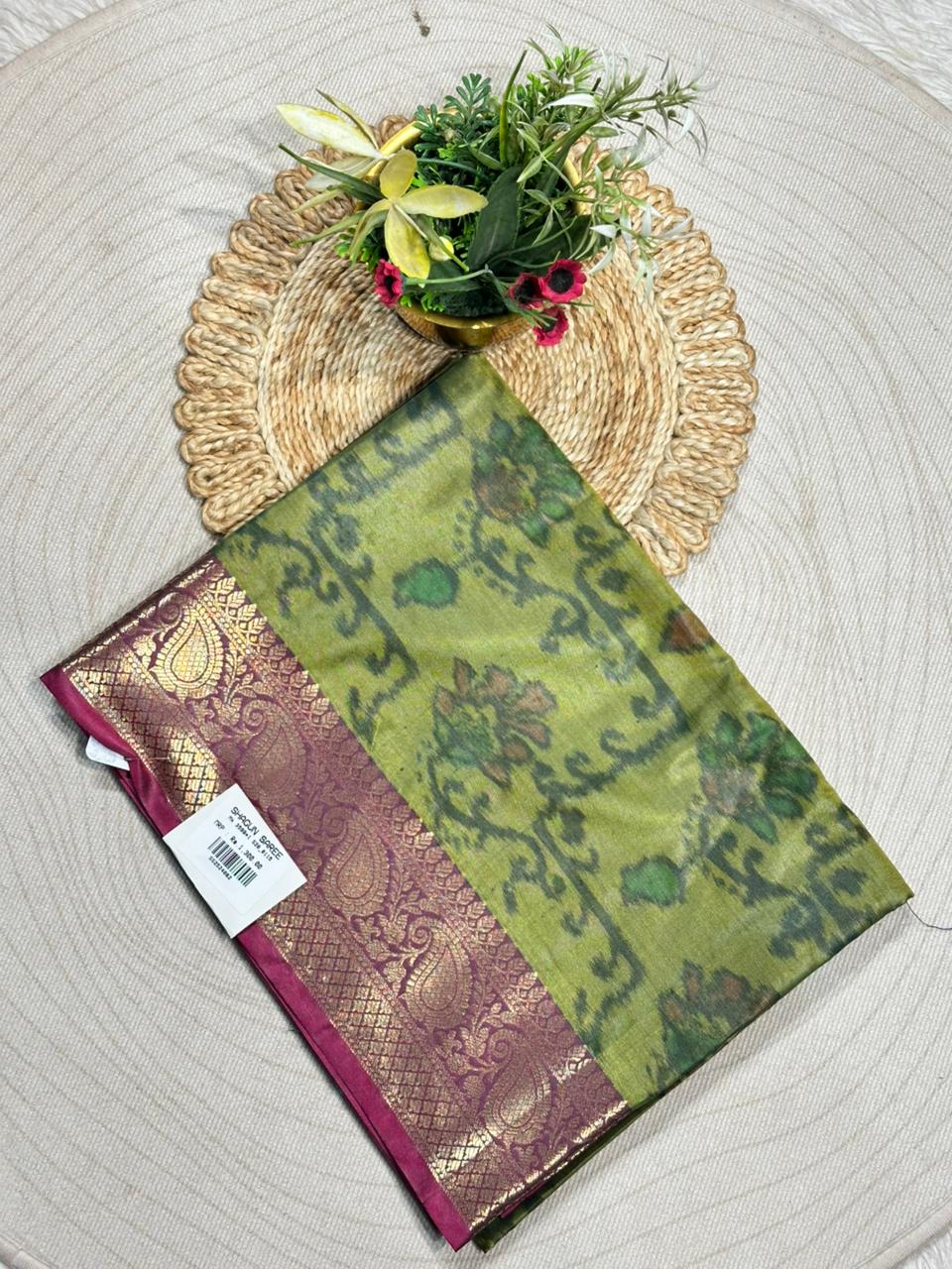 Royal Banarasi Style Printed Silk Saree Collection