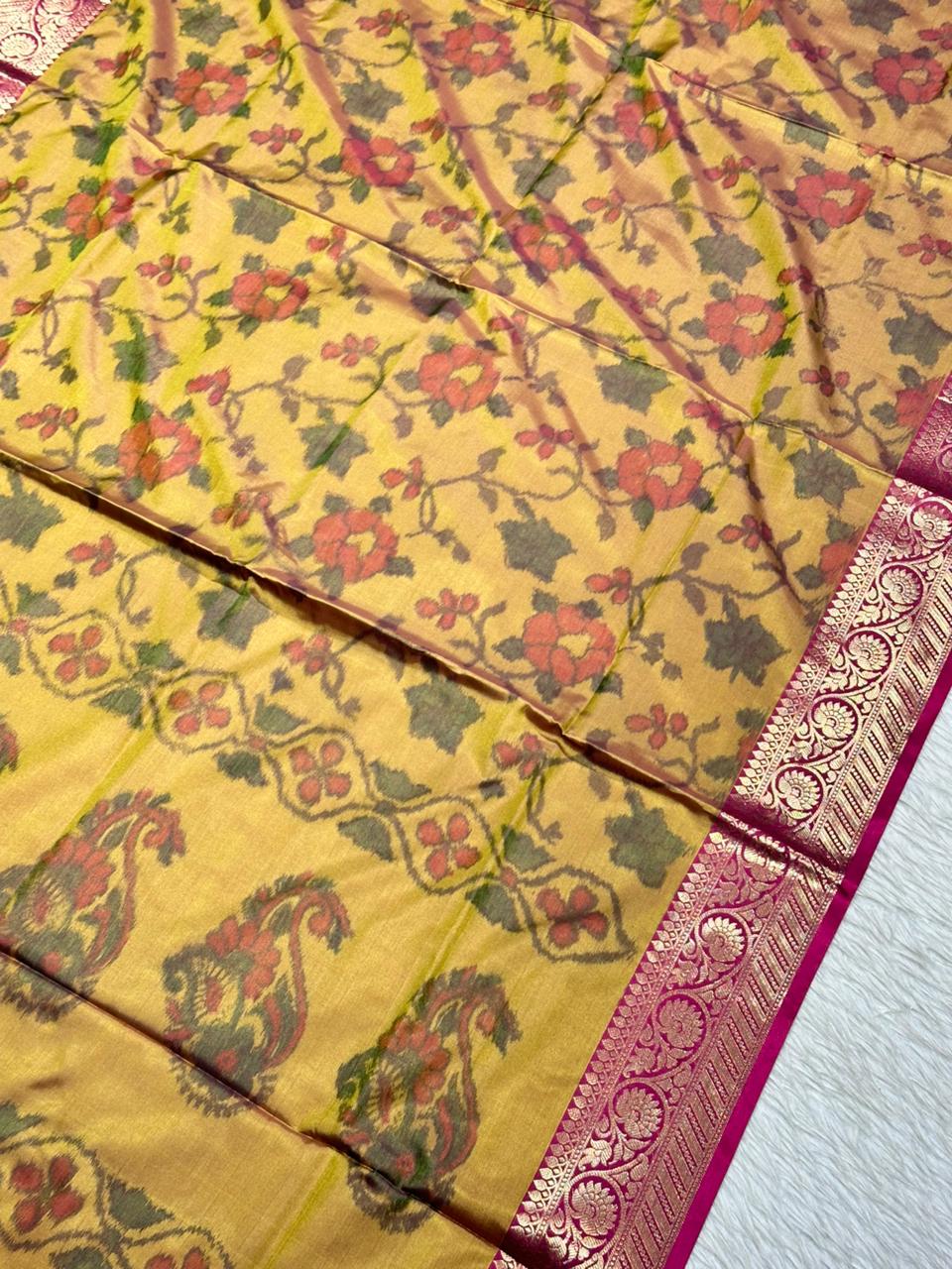 Beautiful Patola Print Silk Saree Collection – Traditional & Trendy