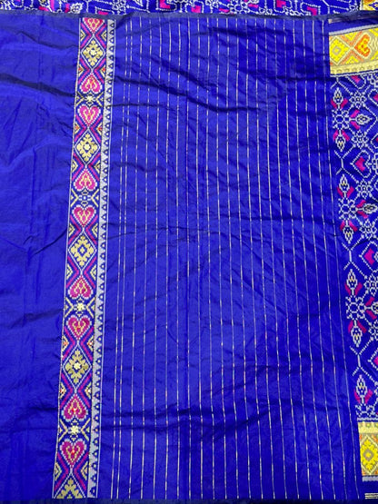 Royal Blue Traditional Patola Saree Collection