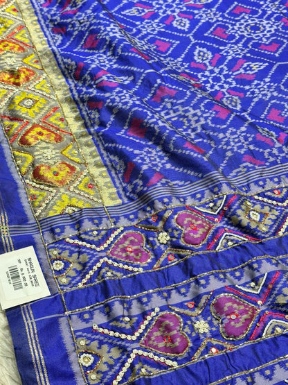 Royal Blue Traditional Patola Saree Collection