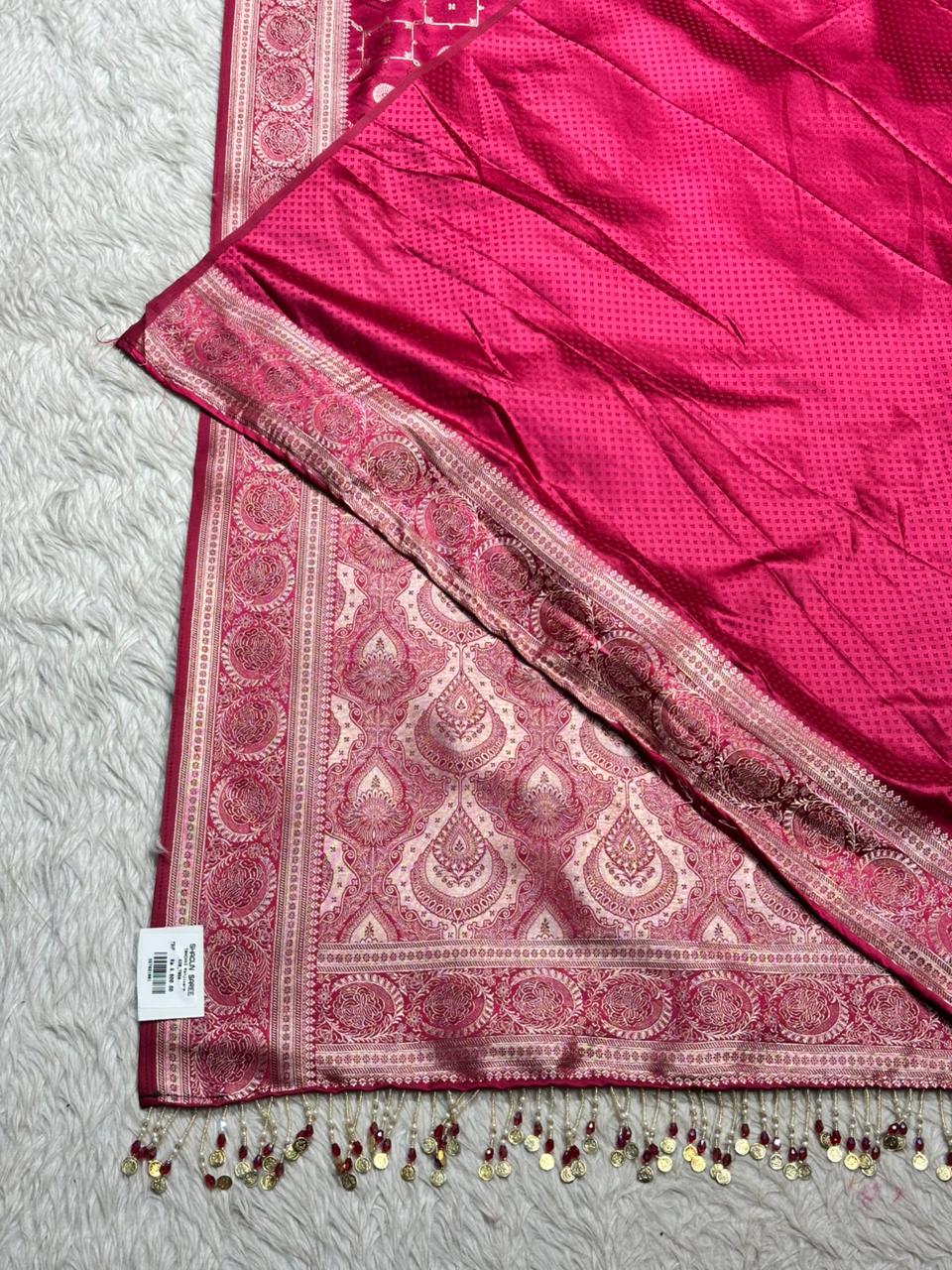 Royal Pink Designer Silk Saree Collection
