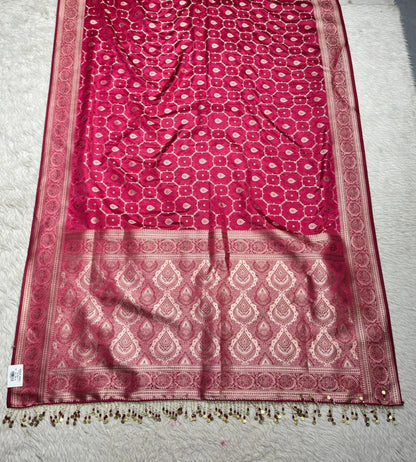Royal Pink Designer Silk Saree Collection
