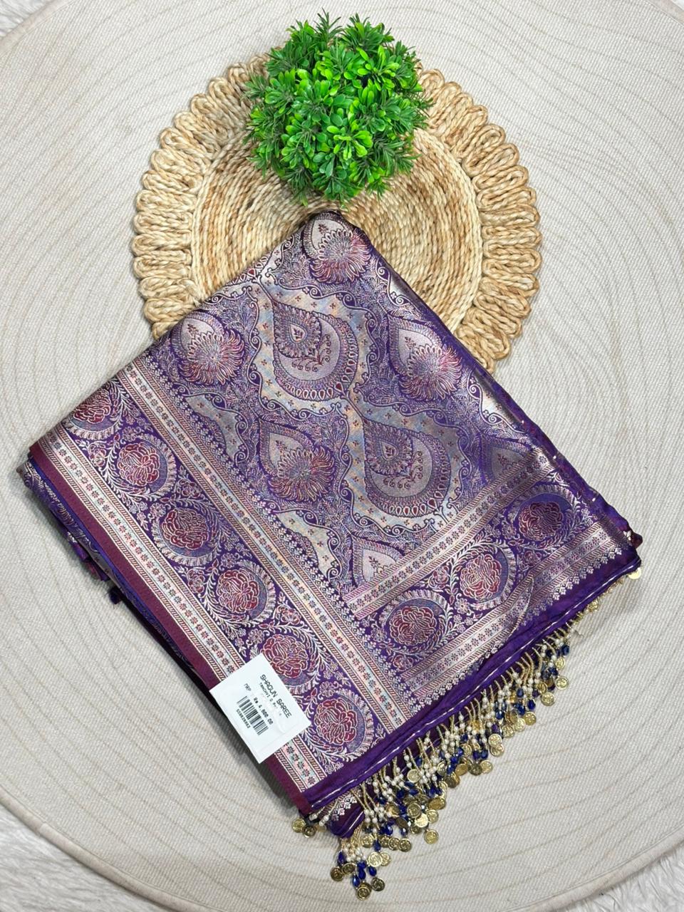 Royal Pink Designer Silk Saree Collection