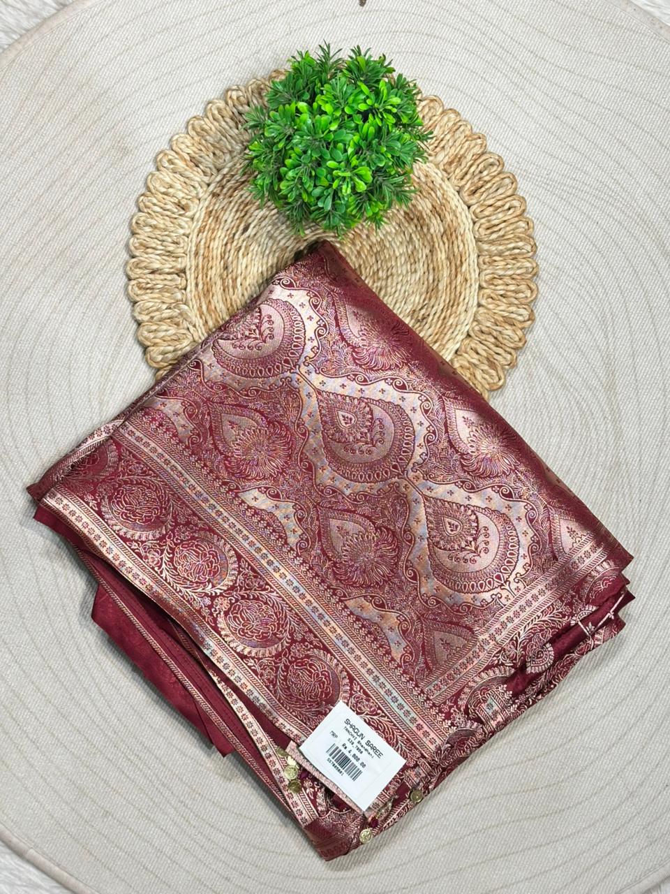 Royal Pink Designer Silk Saree Collection