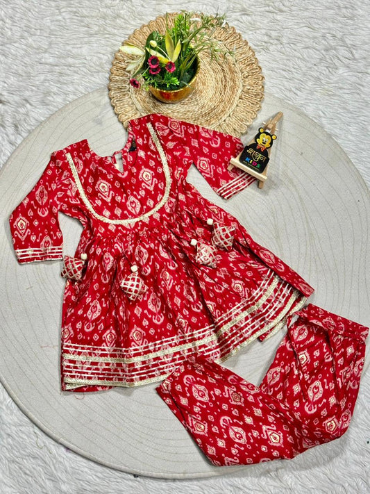 SHAGUN FASHION – Super Bright & Twirly Festive Sharara Set for Girls!
