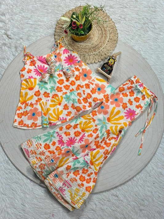 SHAGUN FASHION – Super Soft and Stylish Designer Sharara Sets for Your Little Princess!