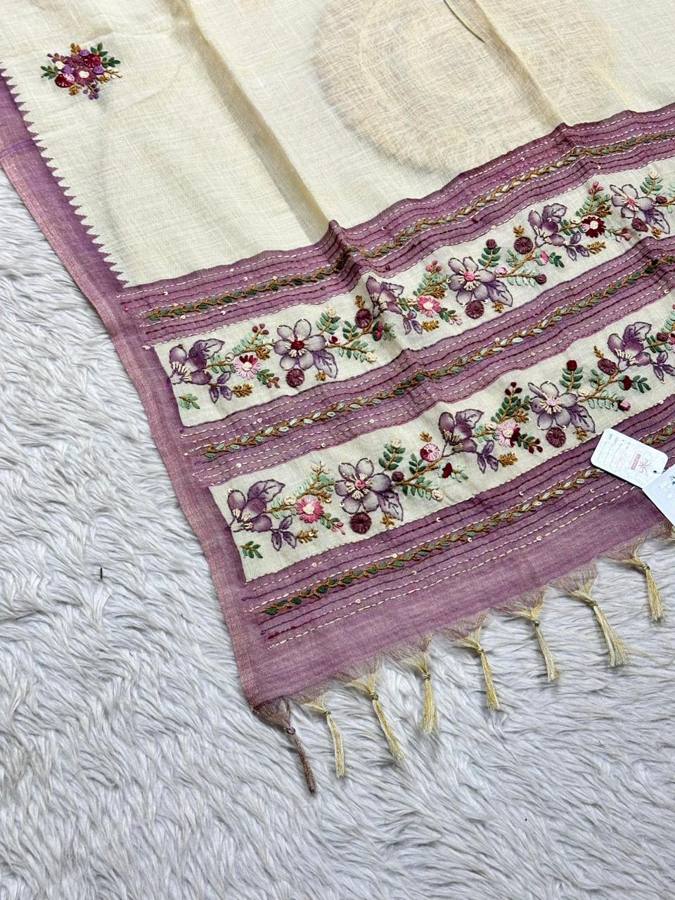 Designer Soft Silk Patola Saree with Elephant & Parrot Zari Border