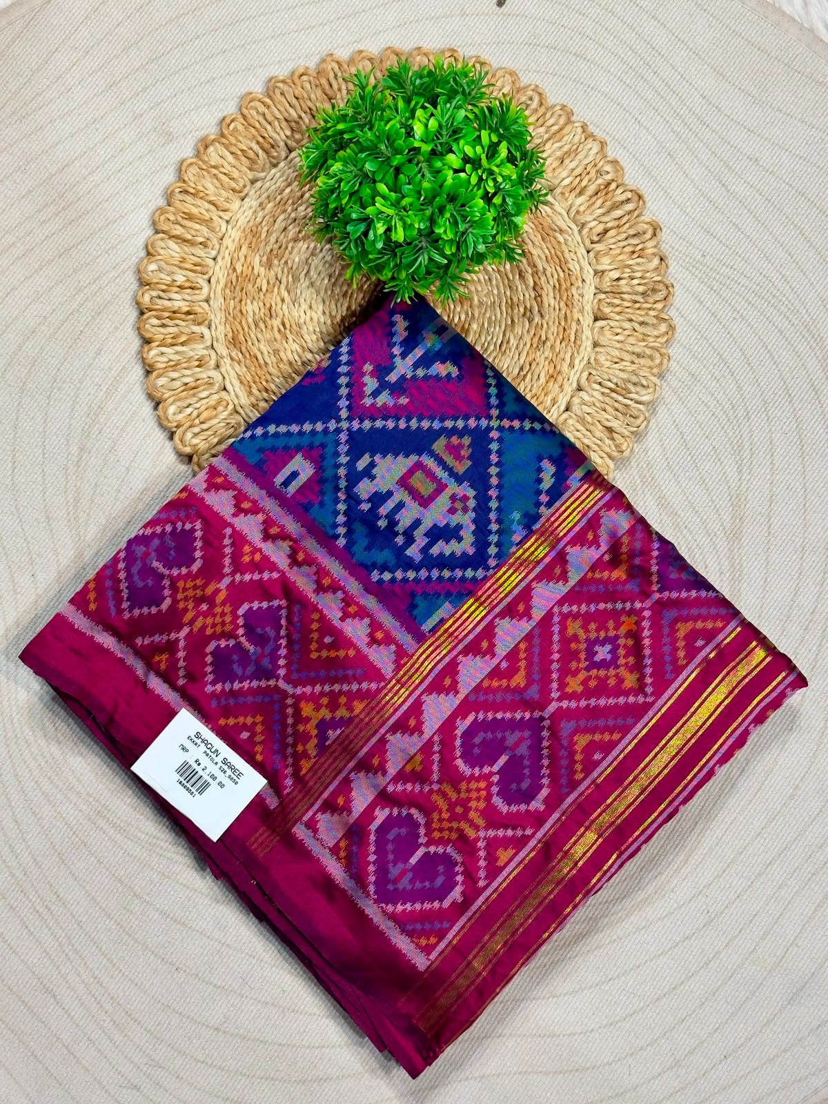 SHAGUN FASHION Festive Special: Royal Silk Ikkat Patola Saree