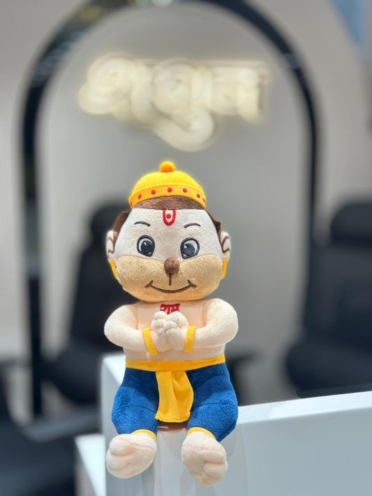 Super Soft Little Hanuman Ji Plush Toy – Cute Bal Hanuman Soft Doll & & music toy by SHAGUN FASHION