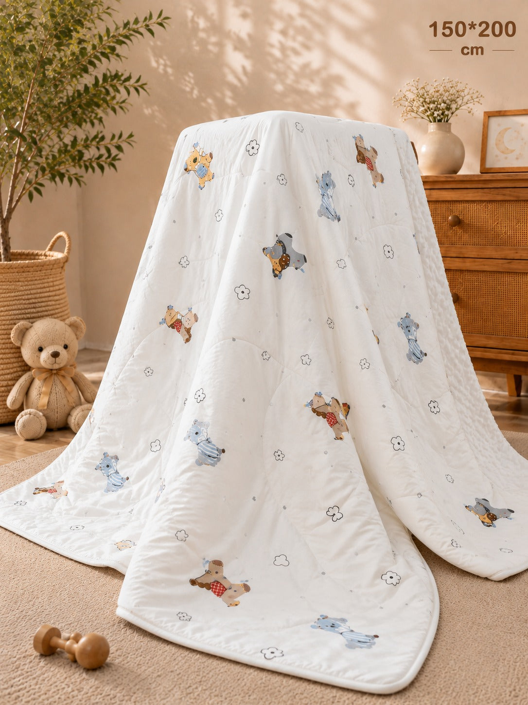 SHAGUN FASHION Premium Super Soft Kids AC Dohar & Quilted Blanket Blanket (150×200 cm) | Exclusively on zankhi.in