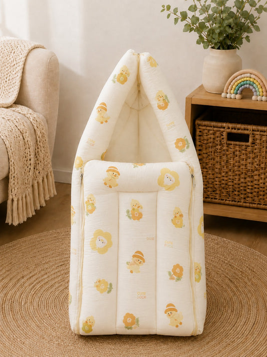 SHAGUN FASHION Ultra-Soft Cotton Newborn Baby Carry Nest Sleeping Bag & Swaddle Wrap