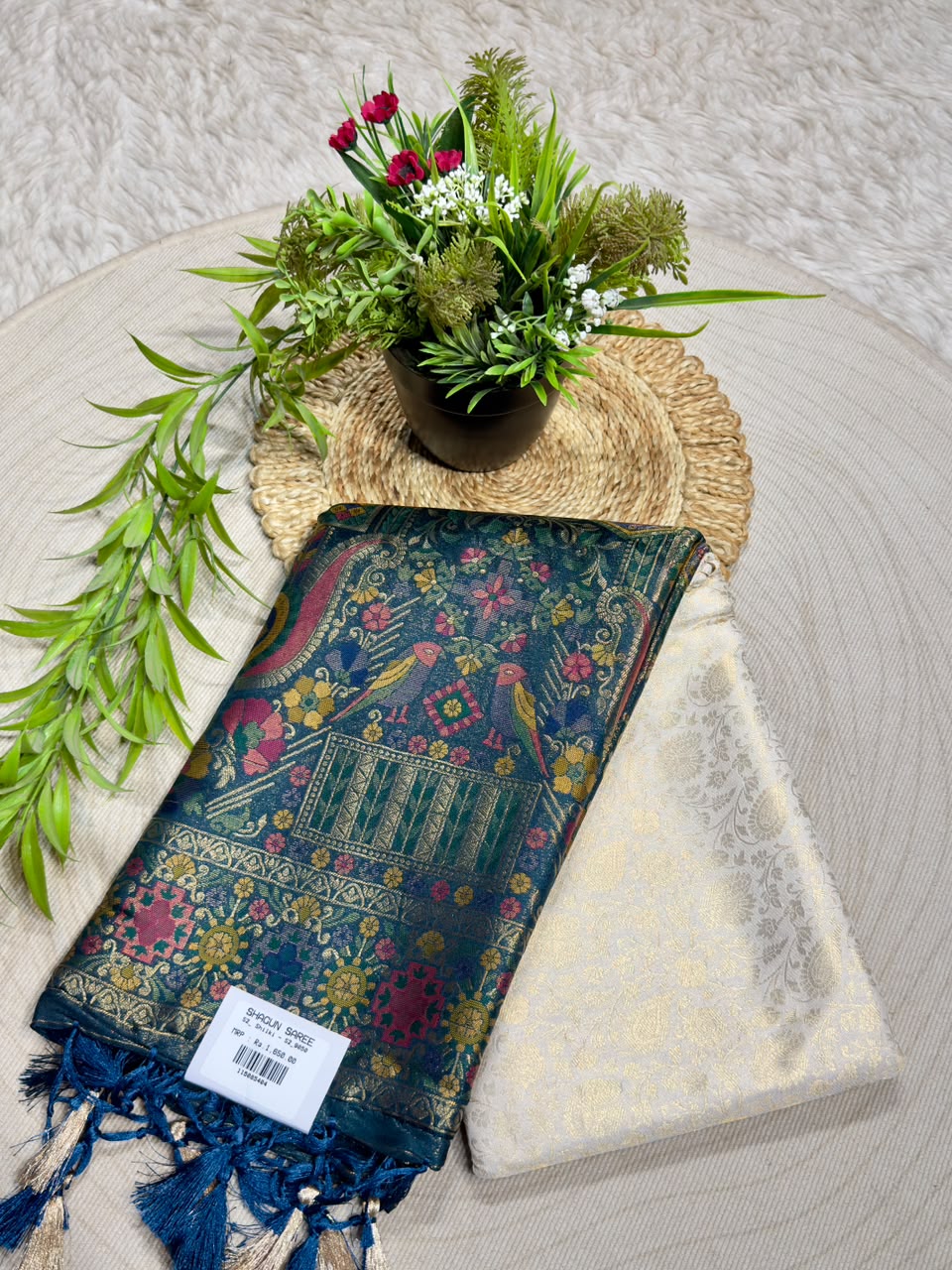 Shagun Fashion Exclusive Silk Meenakari Saree – Available on zankhi.in