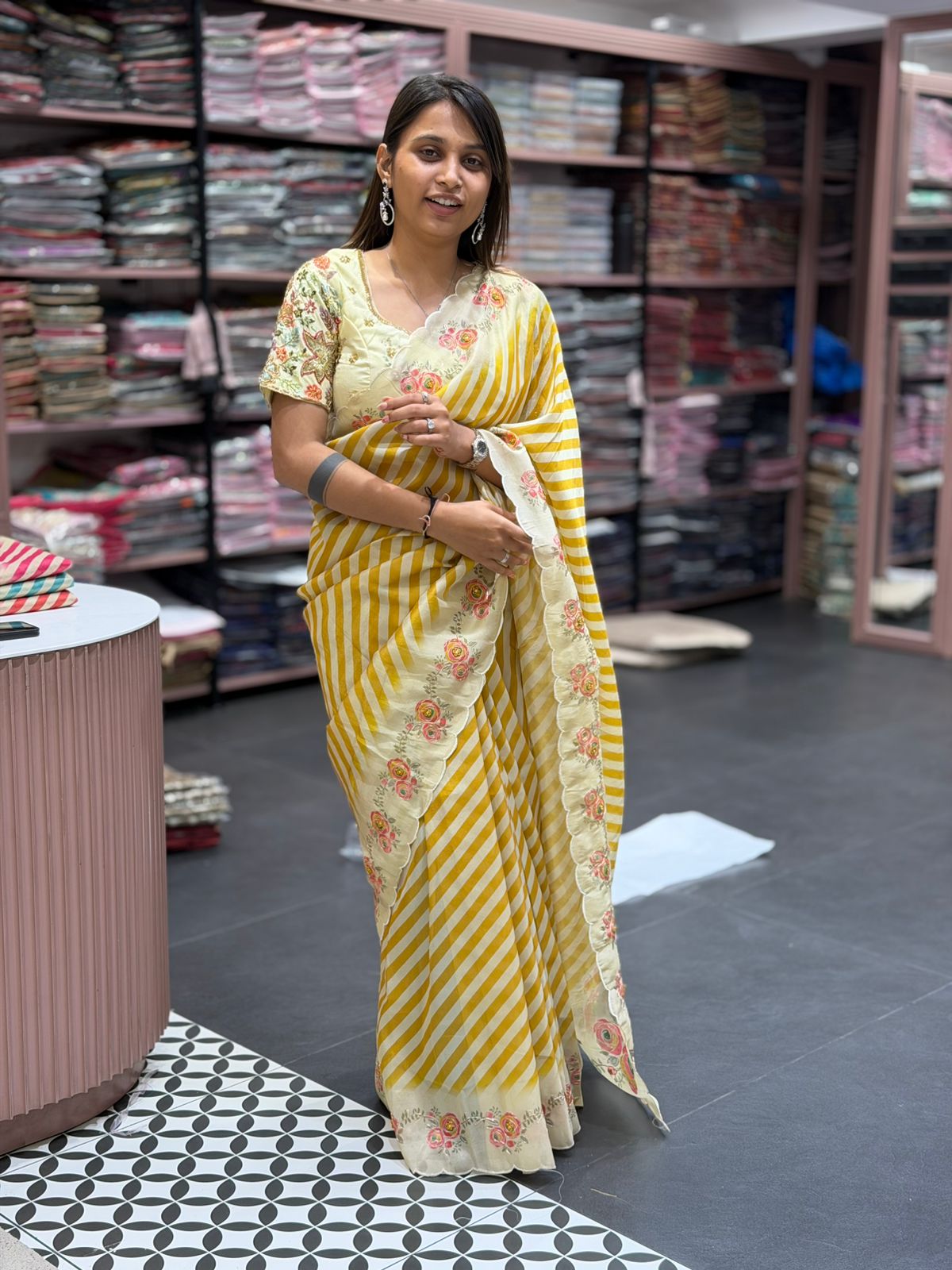SHAGUN FASHION – Premium Leheriya Saree Collection