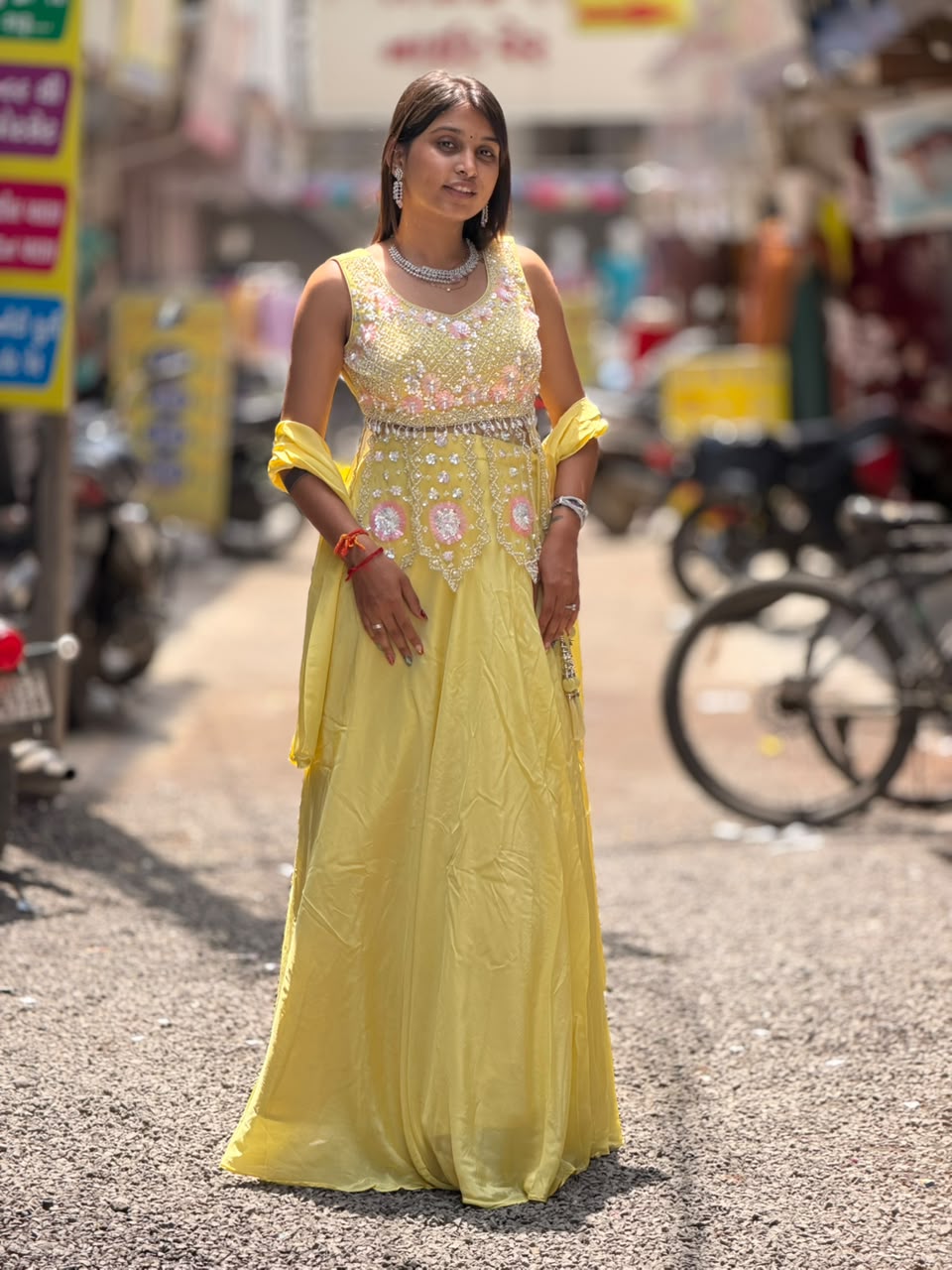 SHAGUN FASHION Premium Designer Sequin & Pearl Work Crop Top Skirt Set with Dupatta – Exclusive on zankhi.in