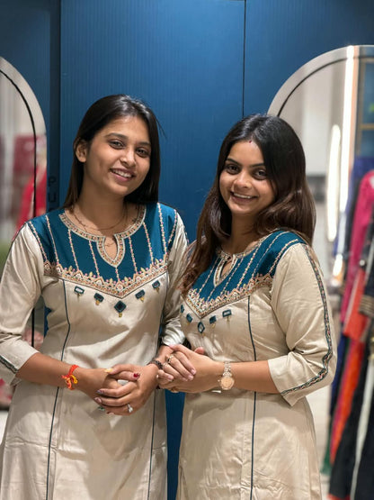 SHAGUN FASHION Premium Designer Kurti with Palazzo Set