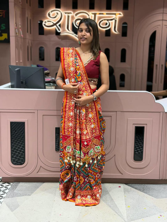 SHAGUN FASHION Premium Traditional Patola Print & Silk Collection – Exclusively on zankhi.in