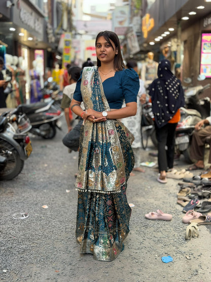 SHAGUN FASHION Royal Designer Bandhani Silk Saree & Gharchola Chunri Collection | zankhi.in