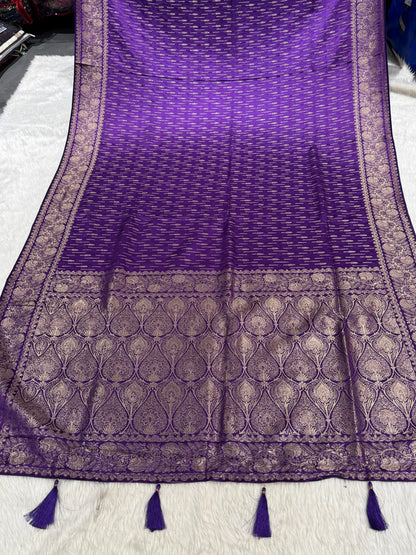 Affordable Silk Saree with Vivid Work – Elegant Silk Fabric and Stunning Designs ✨🌸