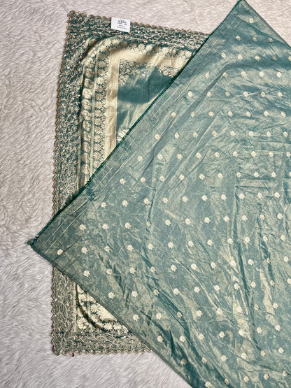 Silk Saree with Rich Zari Border | Designer Wedding Saree by Shagun Sarees