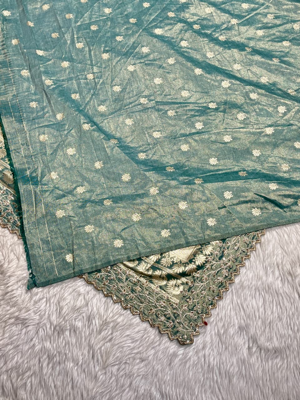 Silk Saree with Rich Zari Border | Designer Wedding Saree by Shagun Sarees