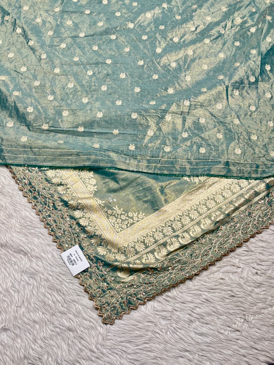 Silk Saree with Rich Zari Border | Designer Wedding Saree by Shagun Sarees