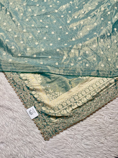 Silk Saree with Rich Zari Border | Designer Wedding Saree by Shagun Sarees
