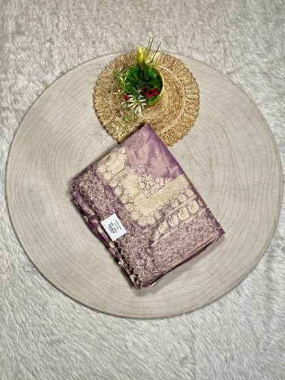 Silk Saree with Rich Zari Border | Designer Wedding Saree by Shagun Sarees