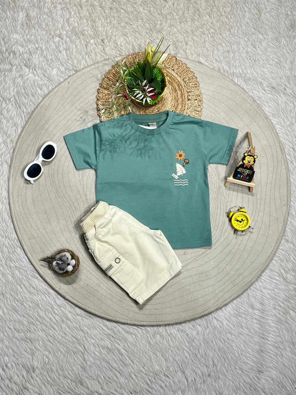 SHAGUN FASHION Cool Summer Vibes Boys Outfit ☀️🌿