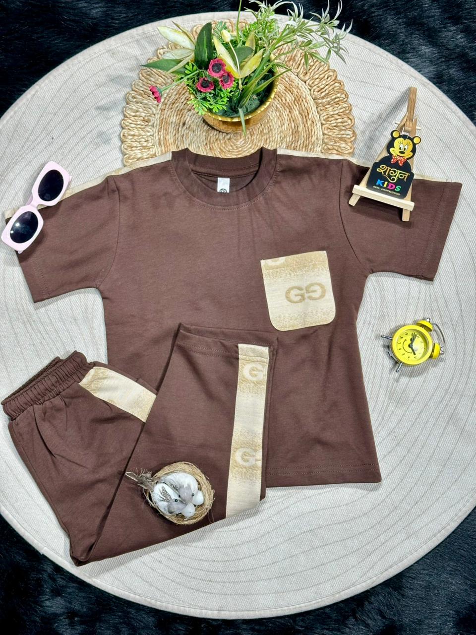 Trendy Kids T-Shirt & Jogger Co-Ord Set by SHAGUN FASHION