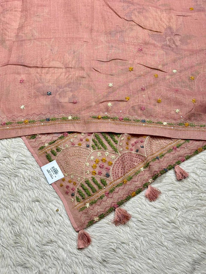Floral Embroidered Saree – A Must-Have by SHAGUN FASHION