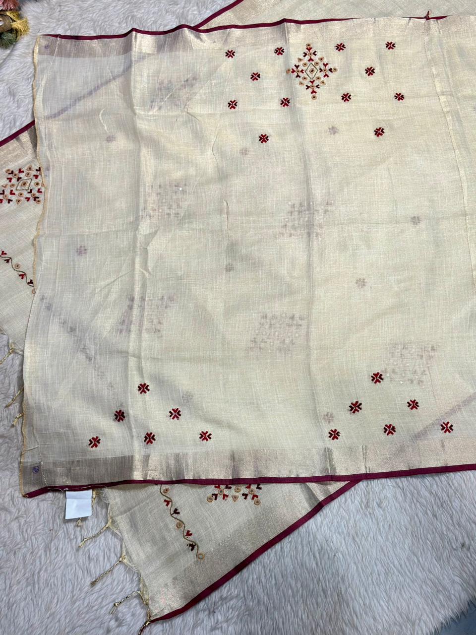 Stunning Traditional Embroidered Saree by SHAGUN FASHION