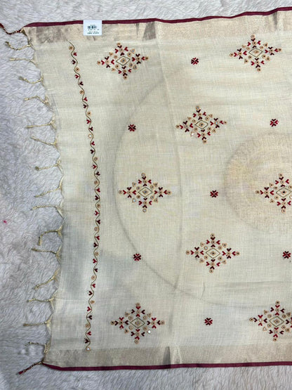 Stunning Traditional Embroidered Saree by SHAGUN FASHION