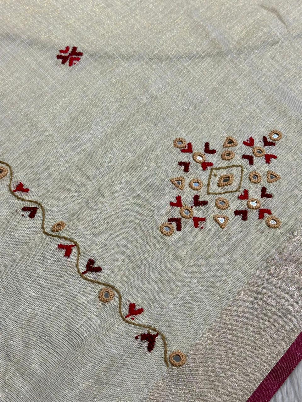 Stunning Traditional Embroidered Saree by SHAGUN FASHION