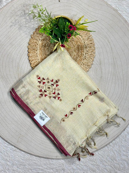 Stunning Traditional Embroidered Saree by SHAGUN FASHION