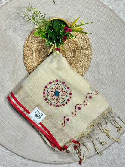 Stunning Traditional Embroidered Saree by SHAGUN FASHION
