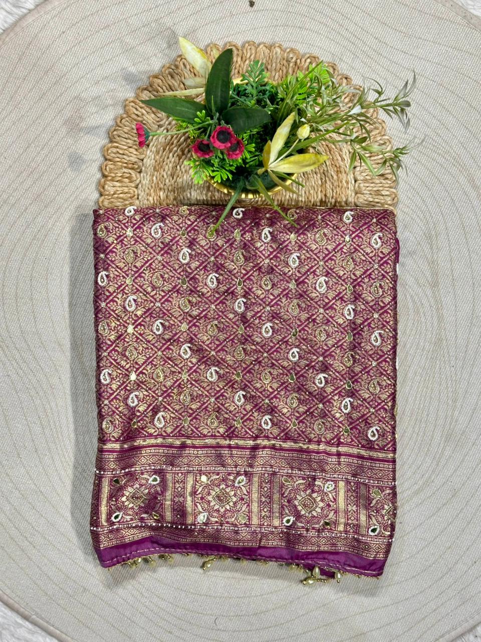 Experience Royal Grace with the Stunning Saree from SHAGUN FASHION