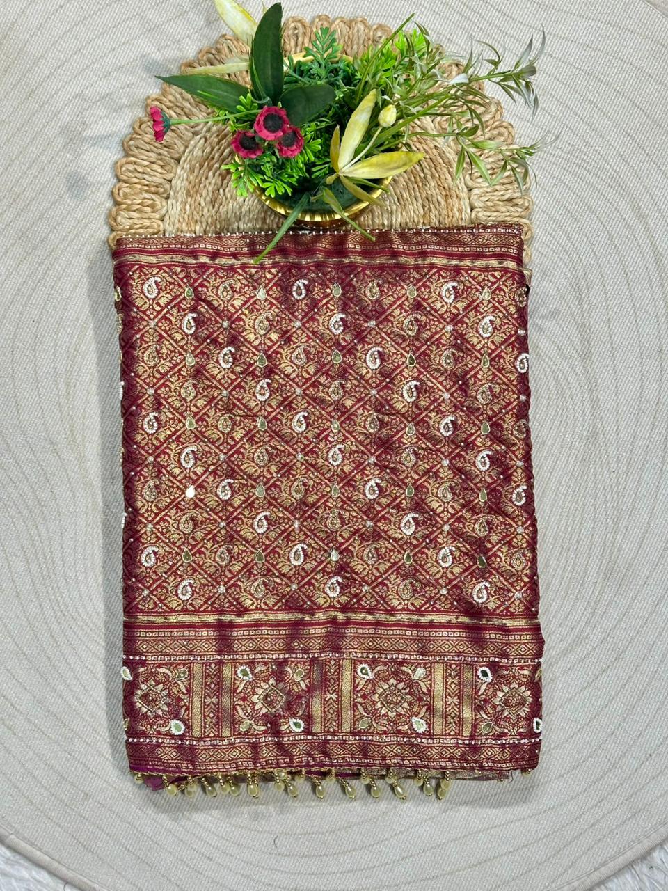 Experience Royal Grace with the Stunning Saree from SHAGUN FASHION